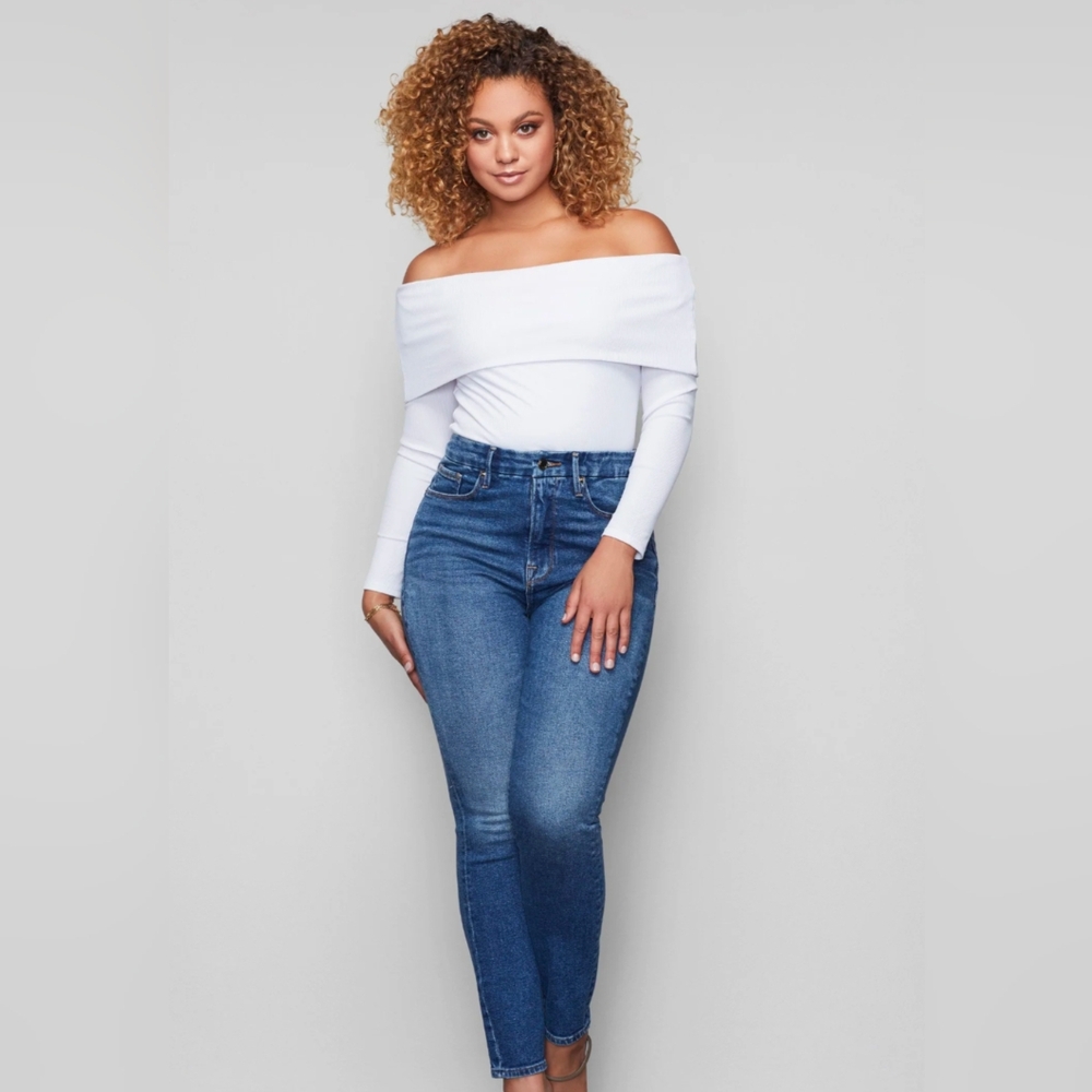 Good American Good Curve High Rise Skinny Jean